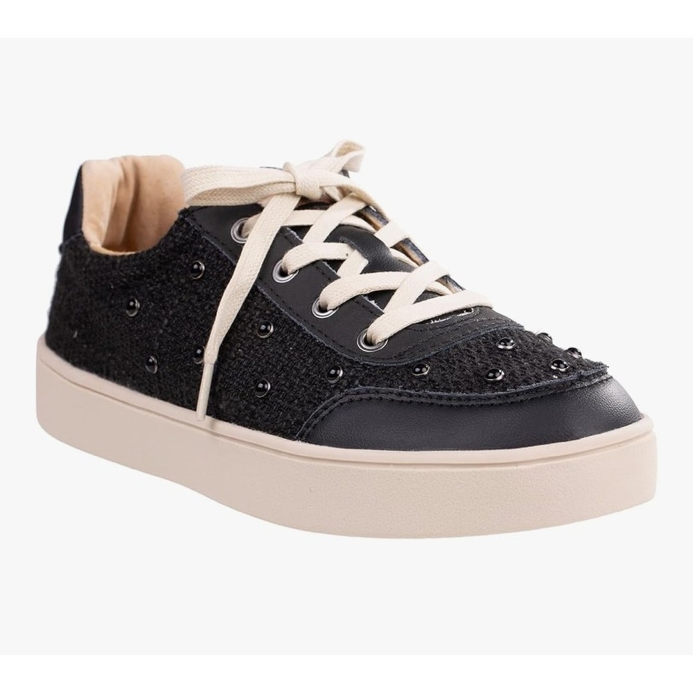 WACO Revitalign Belmont Pearl Women's‎ 10 Black Platform Comfort Sneakers NEW